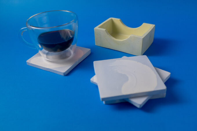 Portavasos cubico