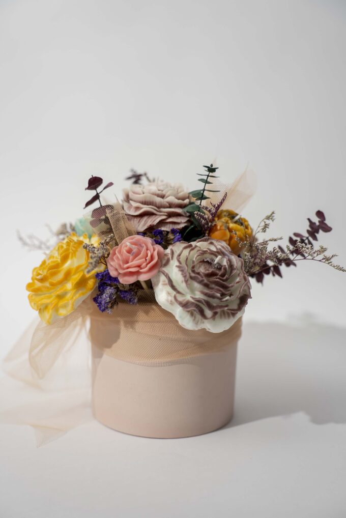 Ramo de Flores en vela GRANDE