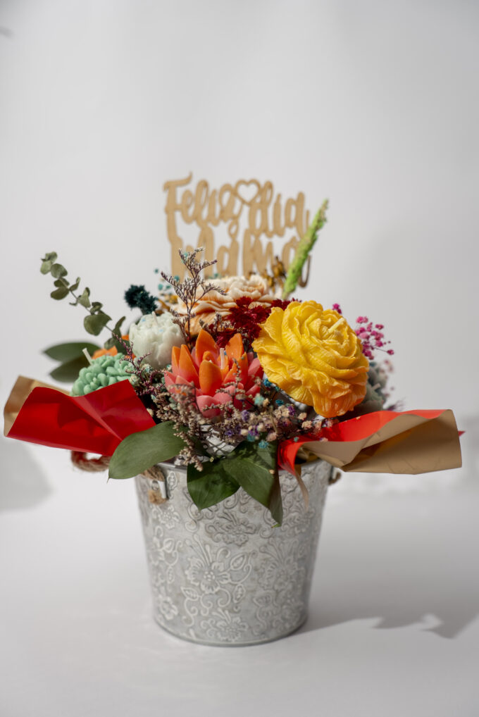 Ramo de Flores en vela GRANDE