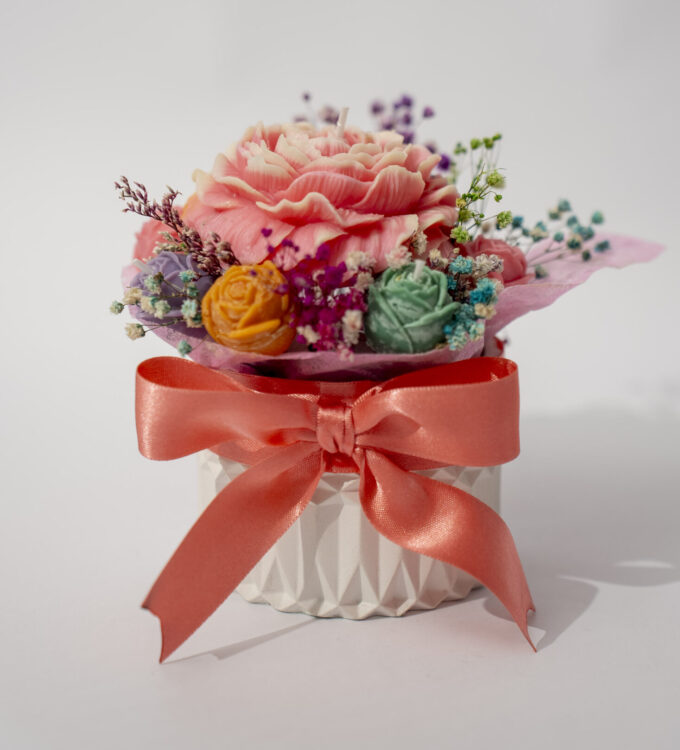Ramo de flores en vela MEDIANO