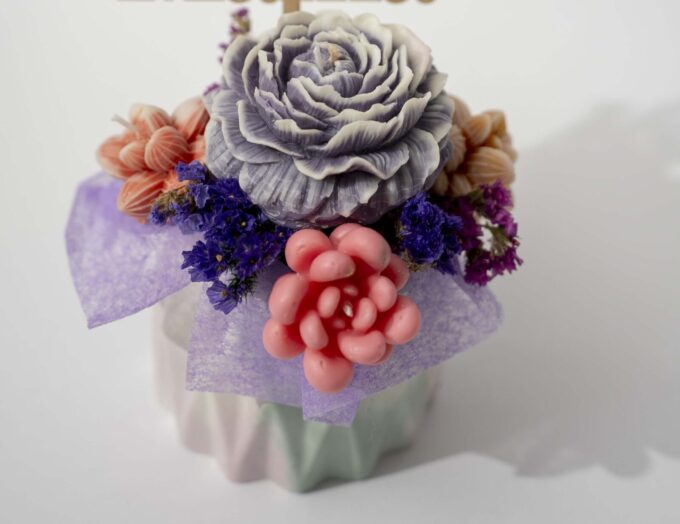 Ramo de flores en vela MEDIANO